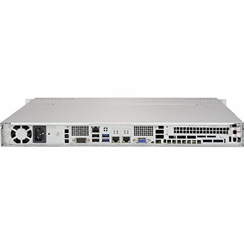 Supermicro SuperServer 1019S-MC0T Intel® C236 LGA 1151 (H4) Rack (1 U), Schwarz, Metall von Supermicro