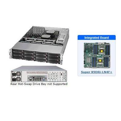 Supermicro SuperStorage Server 6027R-E1R12N - Server - Rack-Montage - 2U - zweiweg - RAM 0 MB von Supermicro