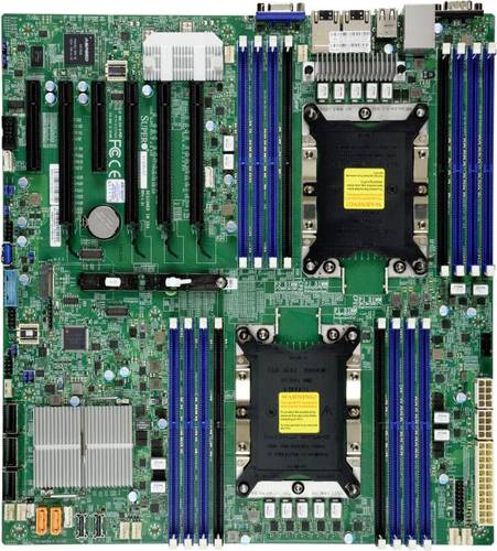 Supermicro X11DPi-NT Mainboard Sockel (PC) Intel® 3647 Formfaktor (Details) ATX Mainboard-Chipsatz von Supermicro