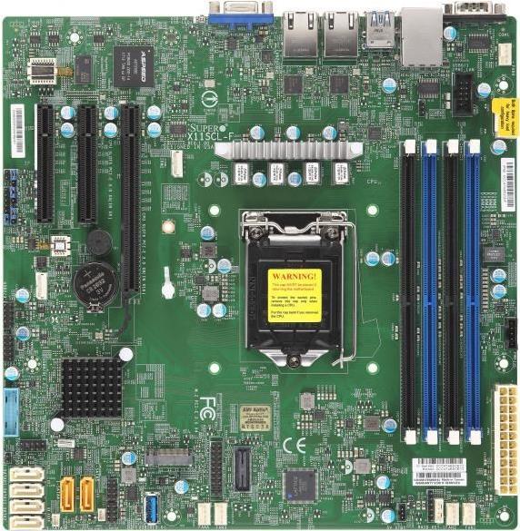 Supermicro X11SCL-F Server-/Workstation-Motherboard LGA 1151 (Socket H4) micro ATX Intel C242 (MBD-X11SCL-F-B) von Supermicro