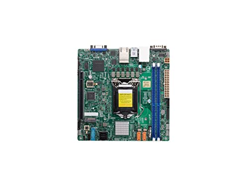 Supermicro X12STL-IF Mini-ITX Server Motherboard C252 LGA-1200, Daul LAN 1GbE von Supermicro