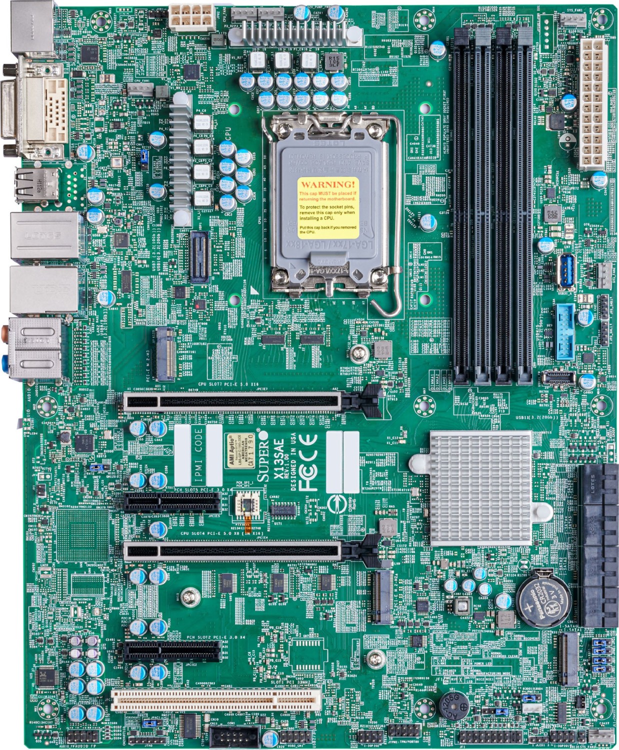 Supermicro X13SAE Mainboard - Intel W680 - DDR5 RAM - ATX (MBD-X13SAE-O) von Supermicro