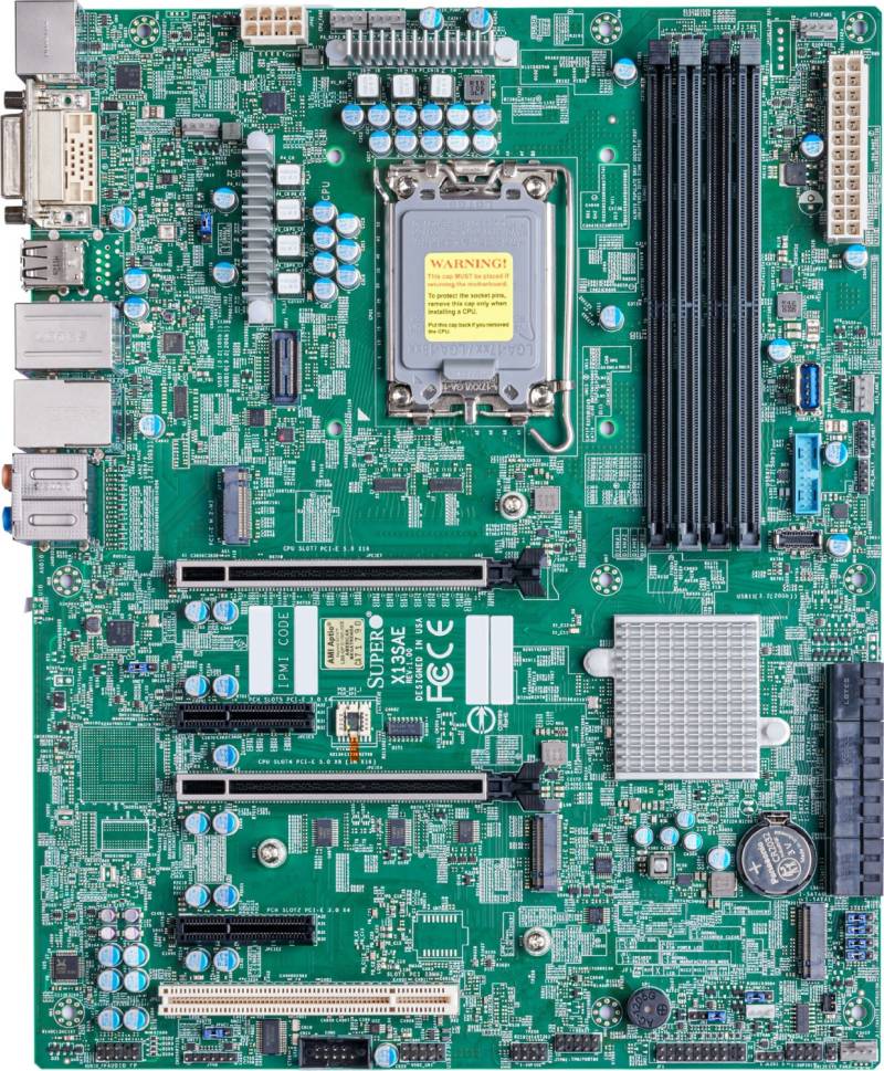 Supermicro X13SAE Mainboard - Intel W680 - DDR5 RAM - ATX (MBD-X13SAE-O) von Supermicro