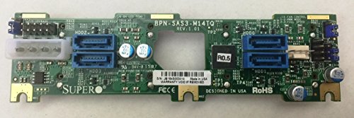 Supermicro bpn-sas3-m14tq Backplane unterstützt bis zu 10,2 x 6,3 cm 12 GB/s SAS/SATA HDD/SSD Zweck: für Mobile Rack HF, RoHS/Reach von Supermicro