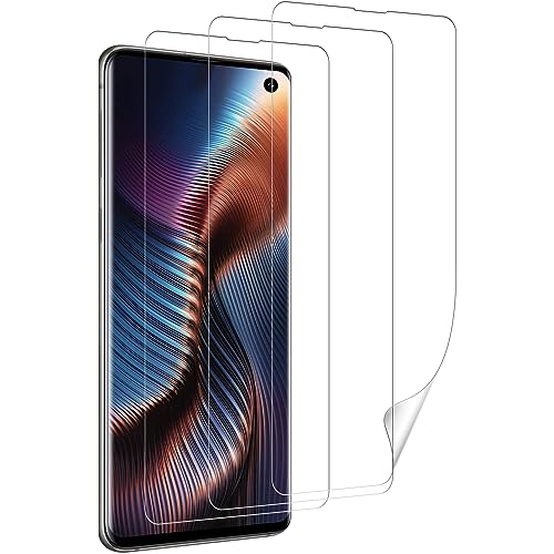 Schutzfolie für Samsung Galaxy S10, 3 Stück TPU Displayschutz, 3D-Vollständige, Anti-Bläschen, Anti-Kratzen, HD Klar Displayfolie, Weich Folie für Galaxy S10 von Supershieldz