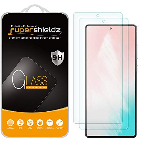 Supershieldz (2 Stück) Entworfen für Samsung Galaxy S20 FE 5G / Galaxy S20 FE 5G UW Displayschutzfolie aus gehärtetem Glas, kratzfest, blasenfrei von Supershieldz