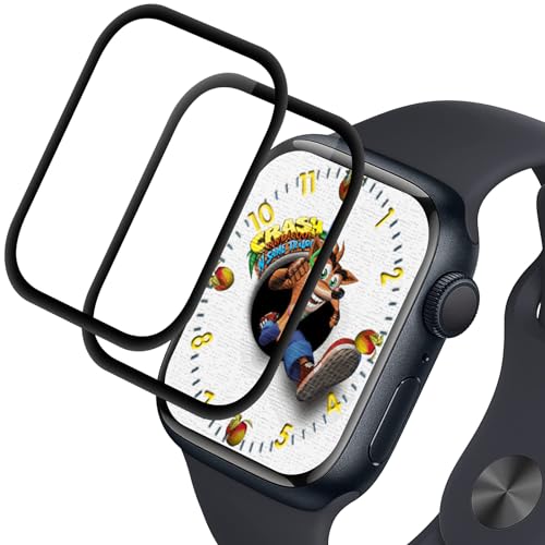 Supershieldz Panzer Schutz Glas für Apple Watch Series 6/5/4/SE 40mm, Anti-Kratzen Panzerfolie, 3D-Vollständige Schutzfolie, 9H Härte, HD Displayschutz, Anti-Bläschen - 2 Stück von Supershieldz