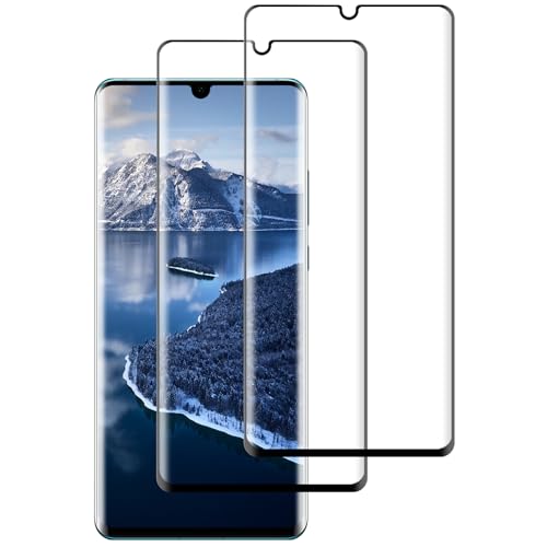 Supershieldz Panzer Schutz Glas für Huawei P30 Pro, Anti-Kratzen Panzerfolie, 3D-Vollständige Schutzfolie für P30 Pro, HD Klar Displayschutz, 9H Härte, Anti-Bläschen - 2 Stück von Supershieldz