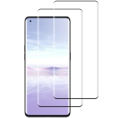 Supershieldz Panzer Schutz Glas für OPPO Find x5 Pro 5G, Anti-Kratzen Panzerfolie, 3D-Vollständige Schutzfolie für OPPO Find x5 Pro, Displayschutz 9H Härte, Anti-Bläschen, HD Klar - 2 Stück von Supershieldz