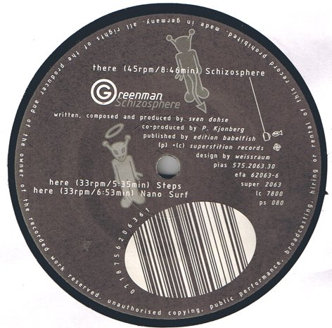 Schizosphere [Vinyl Maxi-Single] von Superstiti (Efa)