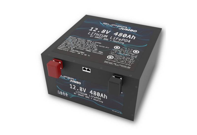 Supervolt Supervolt Jumbo 12,8V 480Ah Untersitzbatterie mit Heizung Bluetooth Batterie von Supervolt