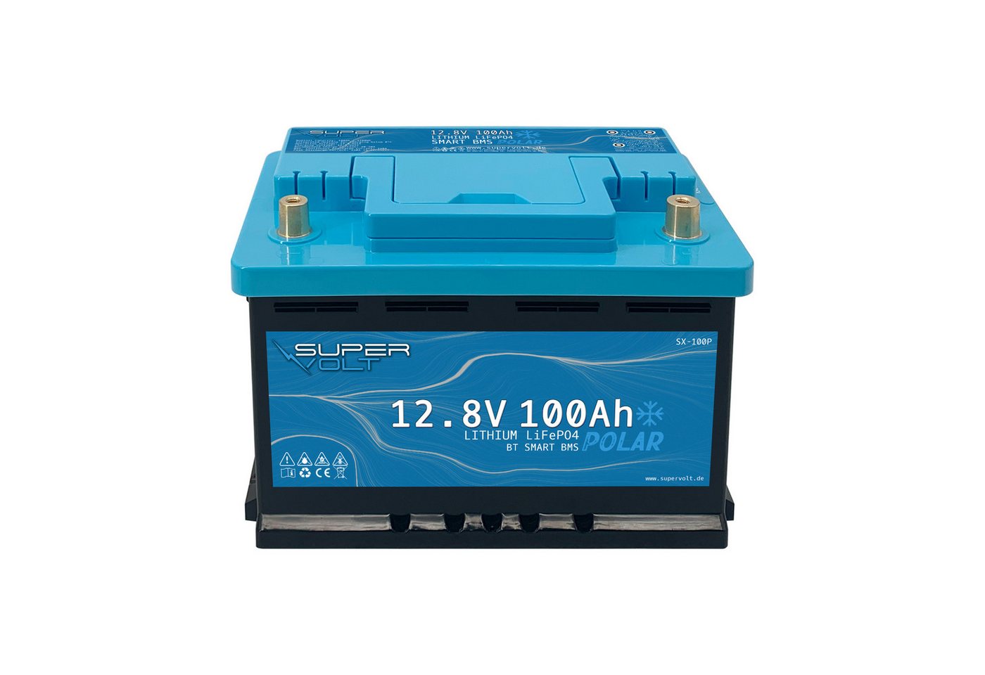 Supervolt Supervolt Polar LiFePO4 100Ah 12.8V mit Heizung & Bluetooth BMS Batterie Supervolt Supervolt Polar LiFePO4 100Ah 12.8V mit Heizung & Bluetooth BMS Batterie von Supervolt