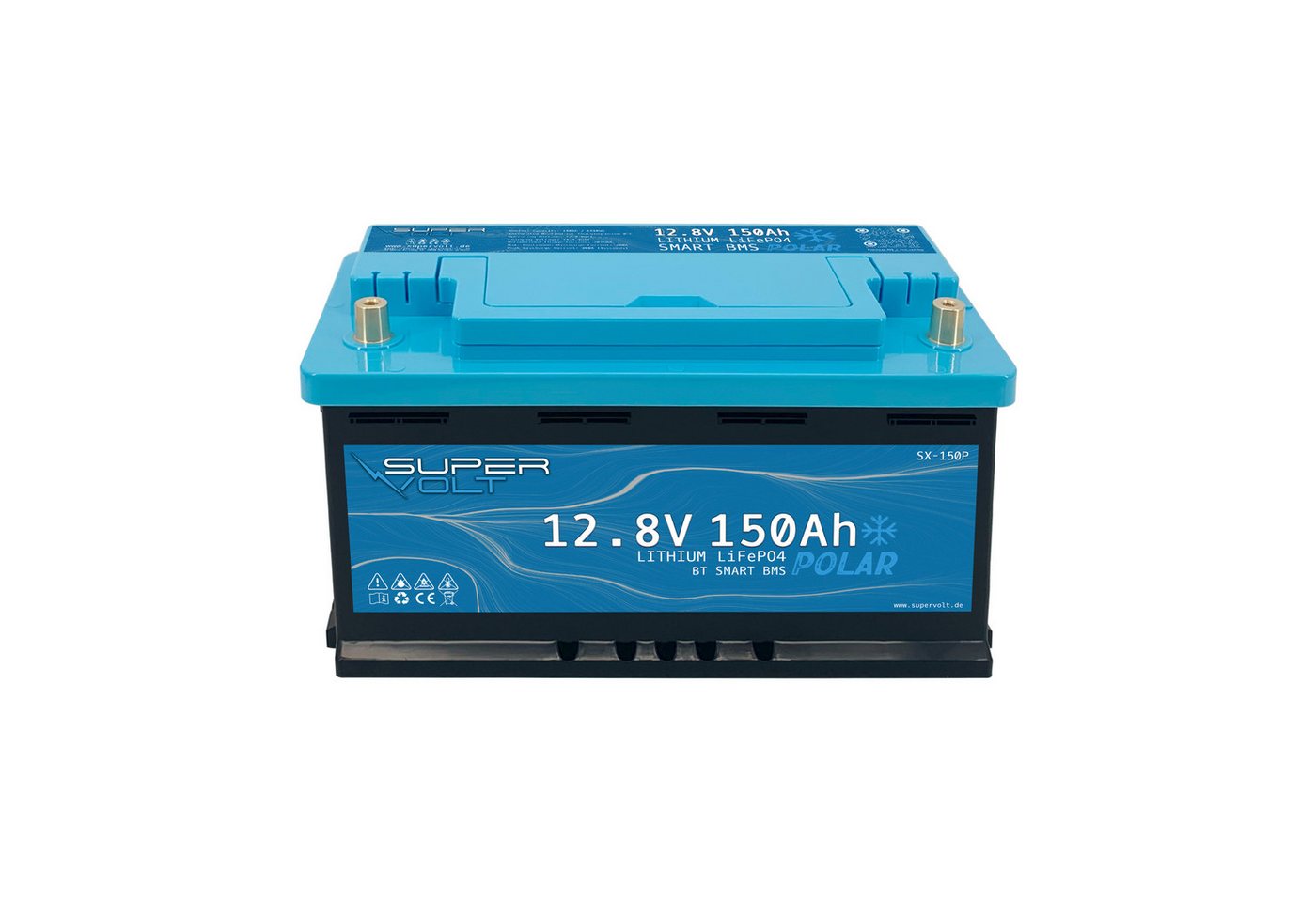 Supervolt Supervolt Polar LiFePO4 150Ah 12.8V mit Heizung & Bluetooth BMS Batterie Supervolt Supervolt Polar LiFePO4 150Ah 12.8V mit Heizung & Bluetooth BMS Batterie von Supervolt