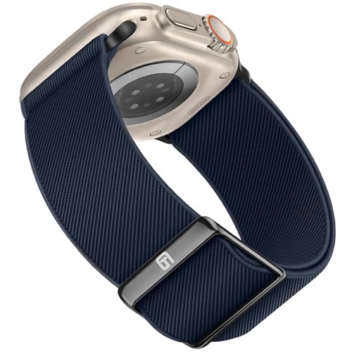 Suphart Kompatibel mit Apple Watch Armband 49mm 45mm 44mm 42mm für Damen Herren Verstellbares Nylon Sport Armbänder Entworfen für Apple Watch Ultra 2 Ultra SE Serie 9 8 7 6 5 4 3 2 1, Blau von Suphart