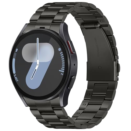 Suphart Metallband Kompatibel mit Samsung Galaxy Watch 7 6 5 4 FE Armband 44mm 40mm, Kein Gap-Ersatzarmbänder für Galaxy Watch 6 Classic 47mm 43mm/5 Pro 45mm, Graphit Suphart Metallband Kompatibel mit Samsung Galaxy Watch 7 6 5 4 FE Armband 44mm 40mm, Kein Gap-Ersatzarmbänder für Galaxy Watch 6 Classic 47mm 43mm/5 Pro 45mm, Graphit von Suphart
