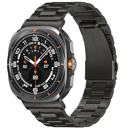 Suphart Metallband Kompatibel mit Samsung Galaxy Watch Ultra Armband 47mm, Kein Gap-Ersatzarmbänder für Galaxy Watch Ultra 47mm, Graphit Suphart Metallband Kompatibel mit Samsung Galaxy Watch Ultra Armband 47mm, Kein Gap-Ersatzarmbänder für Galaxy Watch Ultra 47mm, Graphit von Suphart