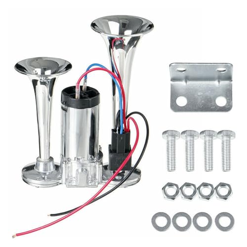 150DB 12V Dual Trompeten Super Lauter Auto Elektrische Hupe LKW Boot Zug Lautsprecher 150DB 12V Dual Trompeten Super Lauter Auto Elektrische Hupe LKW Boot Zug Lautsprecher von Supkancl