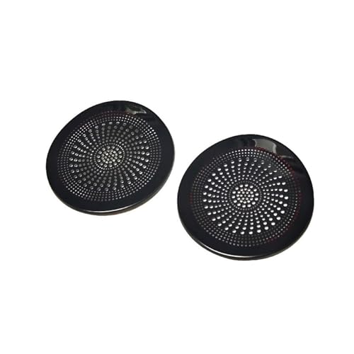 2 Stück Autolautsprecher Grill Mesh Cover Sound Zierrahmen for Modell 3 2021(A Pillar) von Supkancl