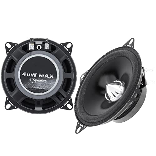 2 Stück Universal-Auto-Koaxiallautsprecher 4 Zoll 40 W Vollfrequenz-Auto-Audio-Lautsprecher Schwerer mittlerer Bass Ultradünner modifizierter Lautsprecher 2 Stück Universal-Auto-Koaxiallautsprecher 4 Zoll 40 W Vollfrequenz-Auto-Audio-Lautsprecher Schwerer mittlerer Bass Ultradünner modifizierter Lautsprecher von Supkancl