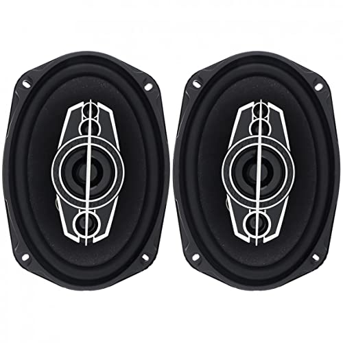 2pcs / Lot 6x9 Zoll 1000W 5-Wege-Auto-Koaxiallautsprecher Fahrzeug-Auto-Musik-Stereo-Lautsprecher Full-Range-Frequenz-HiFi-Auto-Lautsprecher von Supkancl