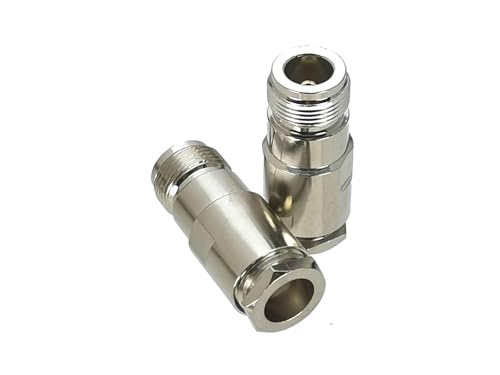 2 Stück Stecker N Buchse Klemme RG8 LMR400 RG213 RG165 RG393 Kabel gerader HF-Koaxialadapter 2 Stück Stecker N Buchse Klemme RG8 LMR400 RG213 RG165 RG393 Kabel gerader HF-Koaxialadapter von Supkancl