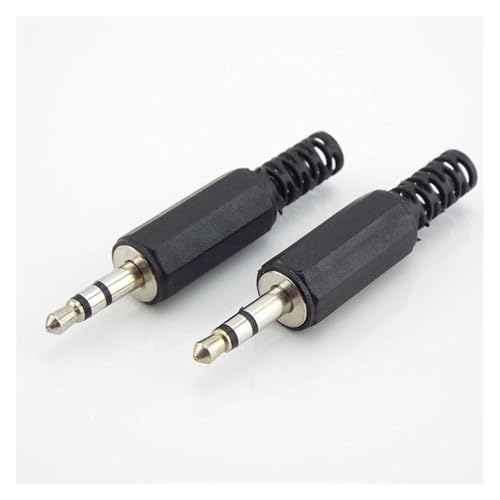 Supkancl 3,5-mm-Cinch-Stecker 2 3 4-poliger Mono-Stereo-Audio-Video-Dual-Audio-Adapter-Kabel-Draht-Adapter for Kopfhörerbuchse(2pcs 3P) von Supkancl