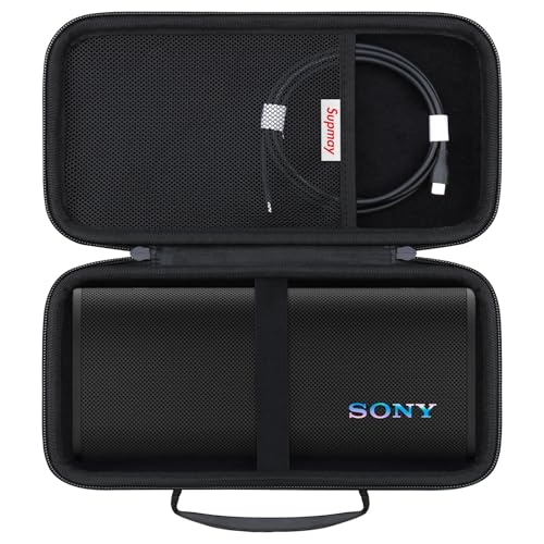 Supmay Harte Tragetasche für Sony ULT Field 3 Wireless Portable Bluetooth Lautsprecher, Wireless Portable Lautsprecher Schutzhülle mit Netztasche für Schultergurt, Ladekabel, Schwarz Supmay Harte Tragetasche für Sony ULT Field 3 Wireless Portable Bluetooth Lautsprecher, Wireless Portable Lautsprecher Schutzhülle mit Netztasche für Schultergurt, Ladekabel, Schwarz von Supmay
