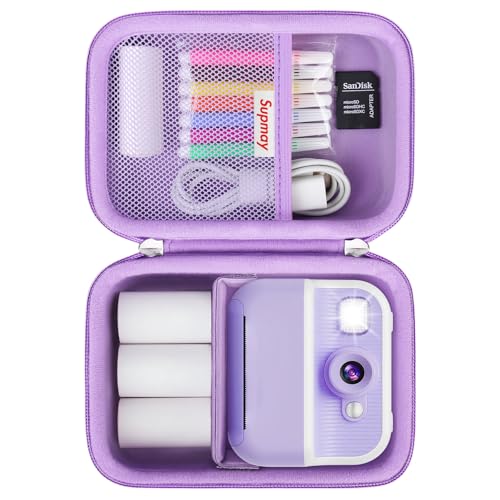 Supmay Tragetasche Kompatibel mit GREENKINDER für ASTGMI für DDULEOG für CalineGam für Hangrui Sofortbildkamera Kinder, Mesh Tasche passt Farbe Stift, Kabel, Sofortdruckpapier,Speicherkarte, Lila Supmay Tragetasche Kompatibel mit GREENKINDER für ASTGMI für DDULEOG für CalineGam für Hangrui Sofortbildkamera Kinder, Mesh Tasche passt Farbe Stift, Kabel, Sofortdruckpapier,Speicherkarte, Lila von Supmay
