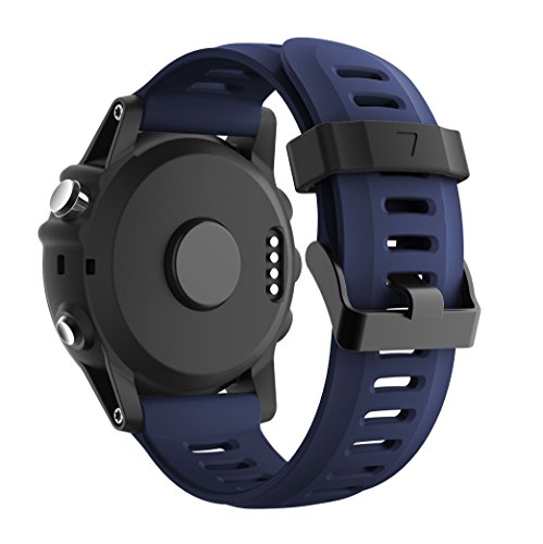 SUPORE Garmin Fenix 3 Sportuhr Armband Silikon Sportarmband Uhr Armband Ersatzarmband mit Werkzeug für Garmin Fenix 3 / Fenix 3 HR GPS Smartuhr von Supore