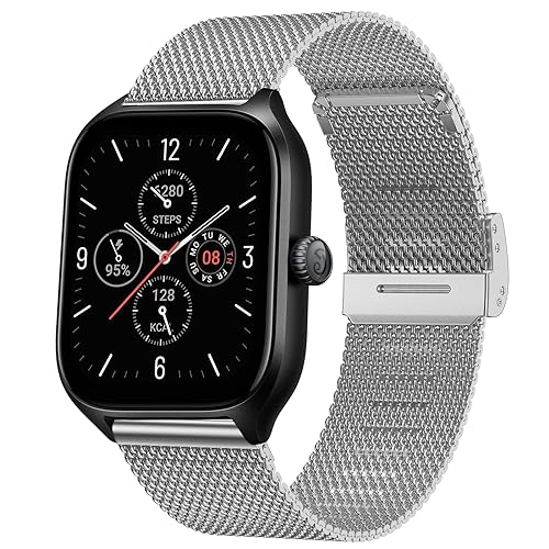 Supore Armband für Amazfit GTS 4/GTS 3/GTS 2, 20mm Metall Edelstahlband für Amazfit GTS 4 Mini/GTS 3 Mini/GTS 2 Mini, Milanese Band für Bip 3/Bip 3 Pro/Bip U/Bip U Pro Supore Armband für Amazfit GTS 4/GTS 3/GTS 2, 20mm Metall Edelstahlband für Amazfit GTS 4 Mini/GTS 3 Mini/GTS 2 Mini, Milanese Band für Bip 3/Bip 3 Pro/Bip U/Bip U Pro von Supore