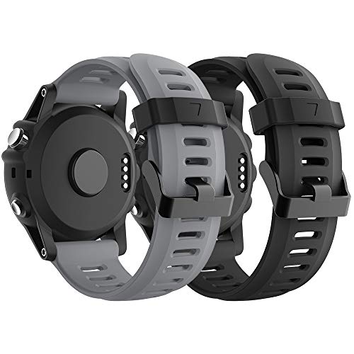 Supore Fenix 3 Uhrenarmband, weiches Silikon, atmungsaktiv, schönes Armband, Sport & Edition für Fenix 7X/Fenix 6X/Fenix 3/Fenix 3 HR/Fenix 5X Smartwatch, Mehrfarbig von Supore