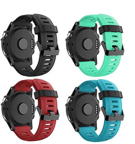 Supore Fenix 3 Uhrenarmband, weiches Silikon, atmungsaktiv, schönes Armband, Sport & Edition für Fenix 7X/Fenix 6X/Fenix 3/Fenix 3 HR/Fenix 5X Smartwatch, Mehrfarbig von Supore
