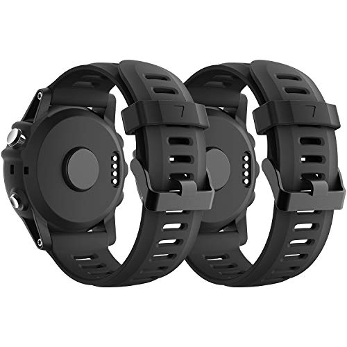 Supore Fenix 3 Uhrenarmband, weiches Silikon, Ersatz, atmungsaktiv, schönes Armband Sport & Edition für Fenix 7X/ Fenix 6X/Fenix 3/Fenix 3 HR/Fenix 5X Smartwatch, mehrere Farben von Supore
