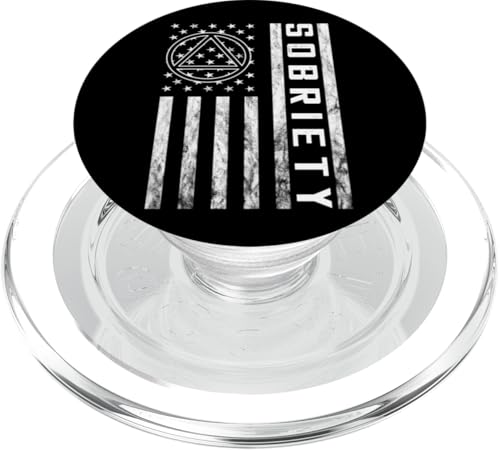 Sobriety Vintage Amerikanische Flagge Alkoholic Abstinence PopSockets PopGrip für MagSafe Sobriety Vintage Amerikanische Flagge Alkoholic Abstinence PopSockets PopGrip für MagSafe von Support Sobriety Sober Recovery
