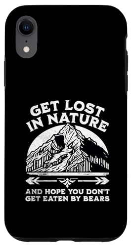 Get Lost In Nature Lustiger Mountain Camping Adventure Hiker Hülle für iPhone XR Get Lost In Nature Lustiger Mountain Camping Adventure Hiker Hülle für iPhone XR von Support USA National Parks Conservation Apparel