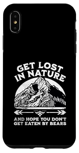 Get Lost In Nature Lustiger Mountain Camping Adventure Hiker Hülle für iPhone XS Max Get Lost In Nature Lustiger Mountain Camping Adventure Hiker Hülle für iPhone XS Max von Support USA National Parks Conservation Apparel