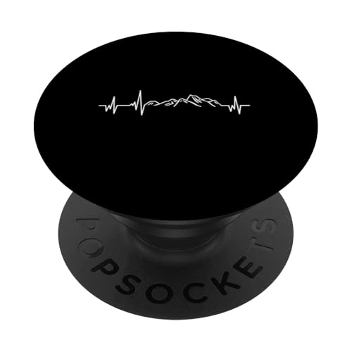 Heartbeat National Park Wandern Camping Berg Abenteuer PopSockets Klebender PopGrip von Support USA National Parks Conservation Apparel