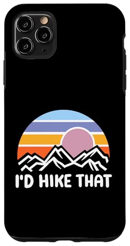 Ich würde diesen lustigen Retro-Camper Sunrise Mountain Hiker besteigen Hülle für iPhone 11 Pro Max von Support USA National Parks Conservation Apparel