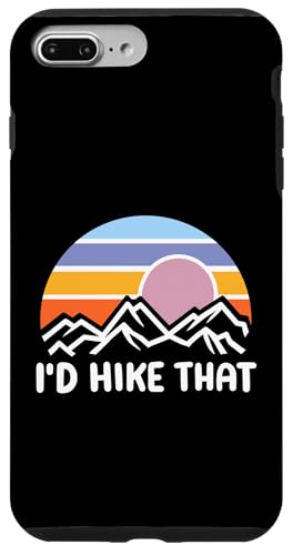 Ich würde diesen lustigen Retro-Camper Sunrise Mountain Hiker besteigen Hülle für iPhone 7 Plus/8 Plus von Support USA National Parks Conservation Apparel