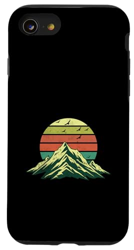 Outdoor Camping Retro Vintage Berge Camper Hiker Herren Hülle für iPhone SE (2020) / 7 / 8 von Support USA National Parks Conservation Apparel