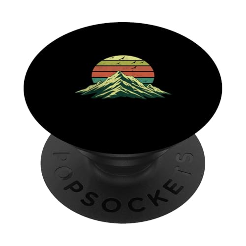 Outdoor Camping Retro Vintage Berge Camper Hiker Herren PopSockets Klebender PopGrip Outdoor Camping Retro Vintage Berge Camper Hiker Herren PopSockets Klebender PopGrip von Support USA National Parks Conservation Apparel