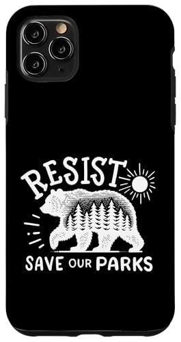 Resistant Save Our Parks Bear Nature USA-Nationalparks werden unterstützt Hülle für iPhone 11 Pro Max von Support USA National Parks Conservation Apparel