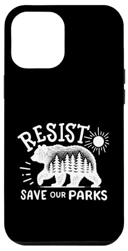 Resistant Save Our Parks Bear Nature USA-Nationalparks werden unterstützt Hülle für iPhone 12 Pro Max von Support USA National Parks Conservation Apparel
