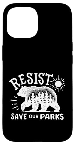 Resistant Save Our Parks Bear Nature USA-Nationalparks werden unterstützt Hülle für iPhone 15 Resistant Save Our Parks Bear Nature USA-Nationalparks werden unterstützt Hülle für iPhone 15 von Support USA National Parks Conservation Apparel
