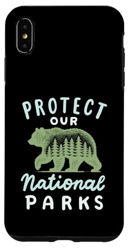 Schützen Sie unsere Nationalparks in der Nähe von USA Nature Hiking Camping Hülle für iPhone XS Max von Support USA National Parks Conservation Apparel