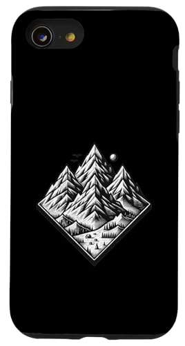 Vintage Mountain Hiking Adventure Herren Damen Kinder Camper Hülle für iPhone SE (2020) / 7 / 8 von Support USA National Parks Conservation Apparel