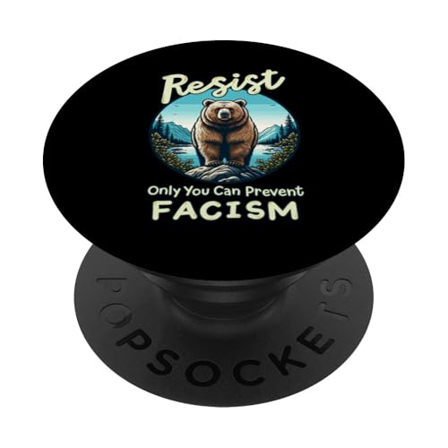 Widerstehen Sie nur Sie können den Faschismus verhindern und unsere Nationalparks retten PopSockets Klebender PopGrip Widerstehen Sie nur Sie können den Faschismus verhindern und unsere Nationalparks retten PopSockets Klebender PopGrip von Support USA National Parks Conservation Apparel