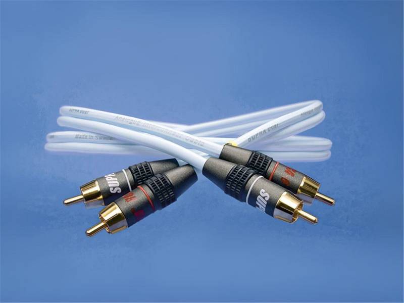 Supra Cables Supra Cables Dual RCA Hifi Kabel 0,5m Audio-Kabel, (50 cm) von Supra Cables