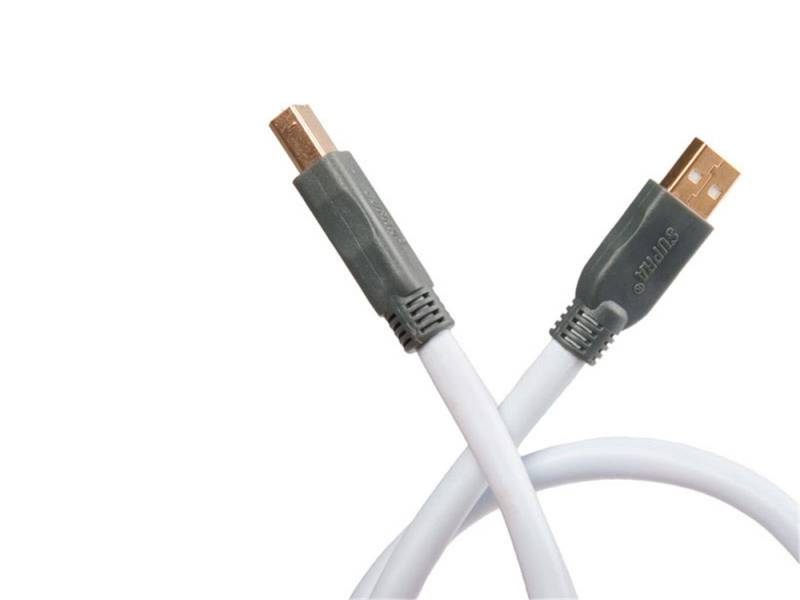 Supra Cables Supra Cables USB 2.0 A - B 2,0m USB-Kabel, (200 cm) von Supra Cables
