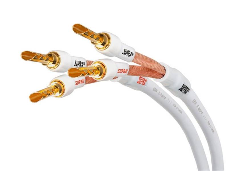 Supra Cables Supra Cables XL Annorum Lautsprecherkabel Bi-Wire CombiCon Audio-Kabel, (300 cm) von Supra Cables